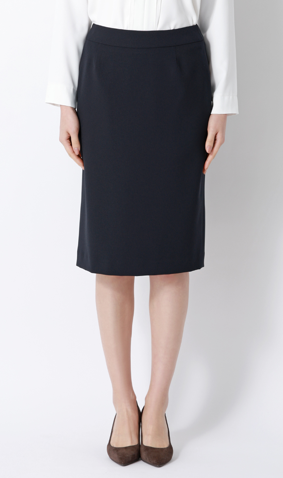 タイトスカート【セットアップ着用可】 ネイビー 5号