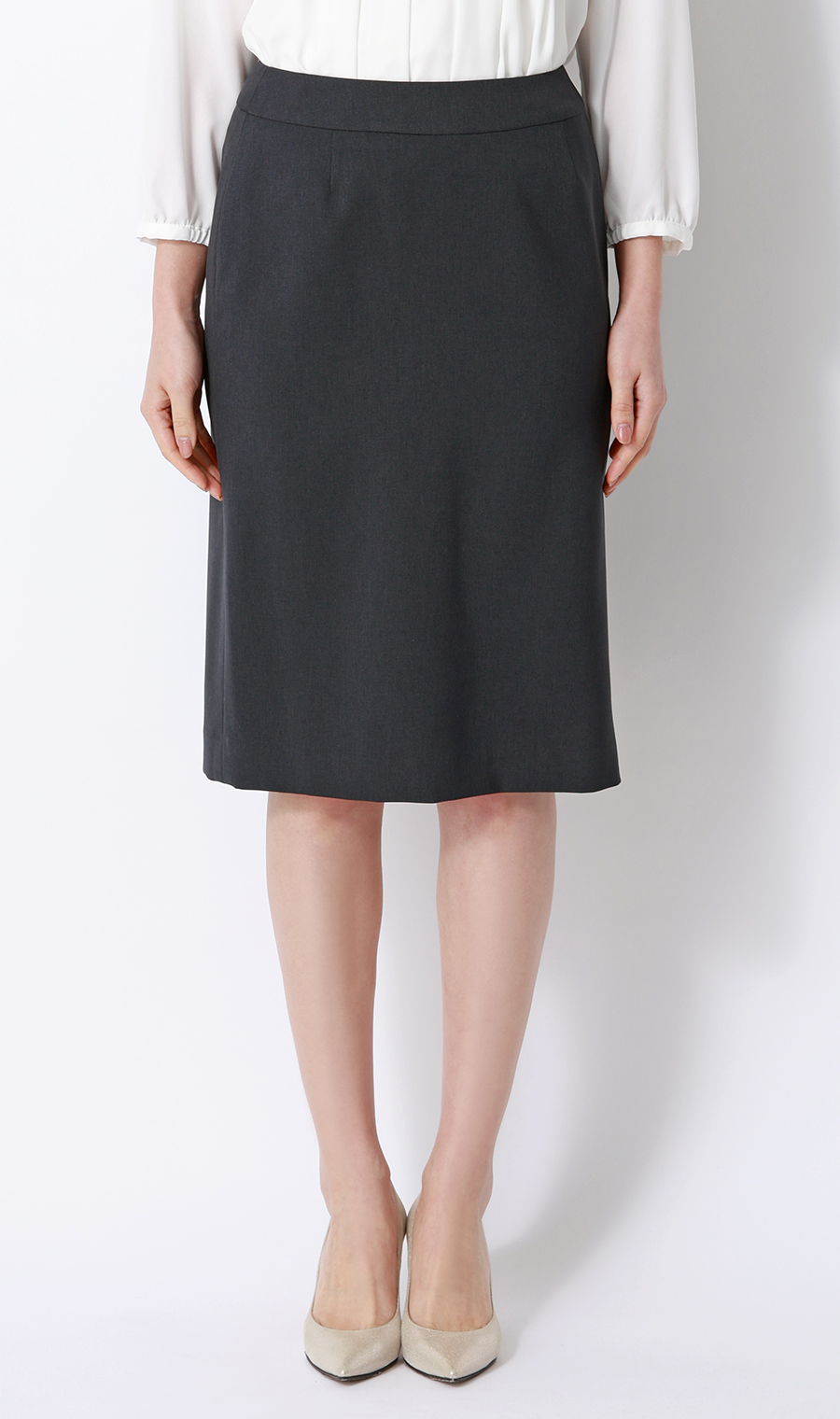 タイトスカート【セットアップ着用可】 チャコール 5号