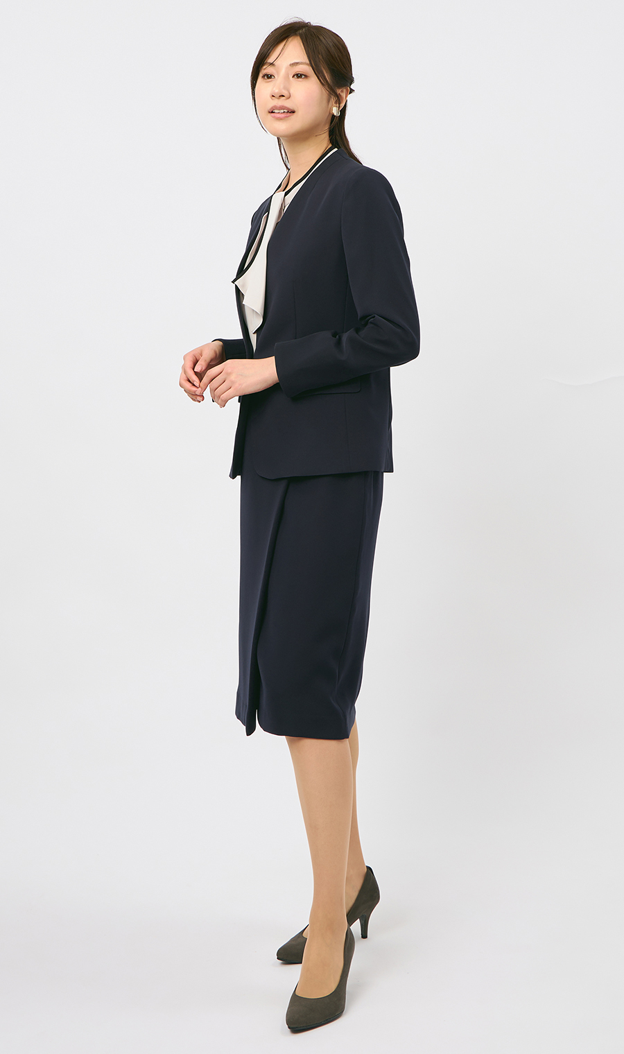 ラップ風タイトスカート【セットアップ着用可】 (31ST5526-C