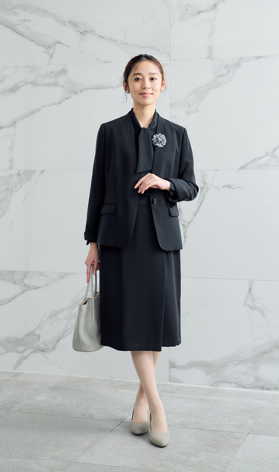 ラップ風タイトスカート【セットアップ着用可】 ネイビー 3号