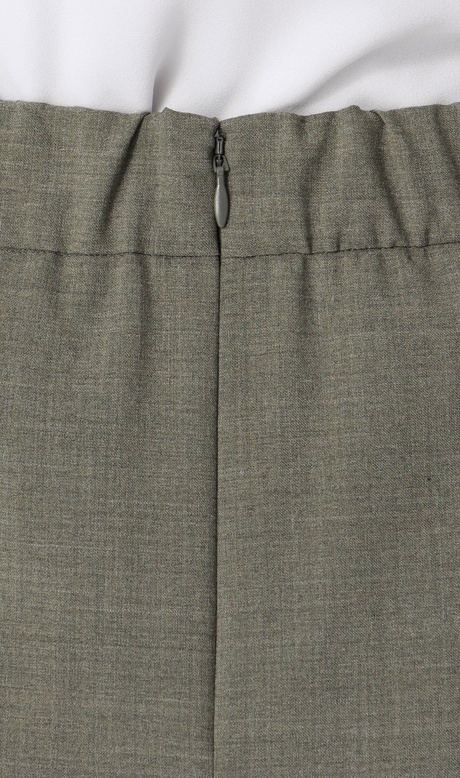 【超ストレッチスーツ】タイトスカート【セットアップ着用可】【＃すご】 カーキ 5号