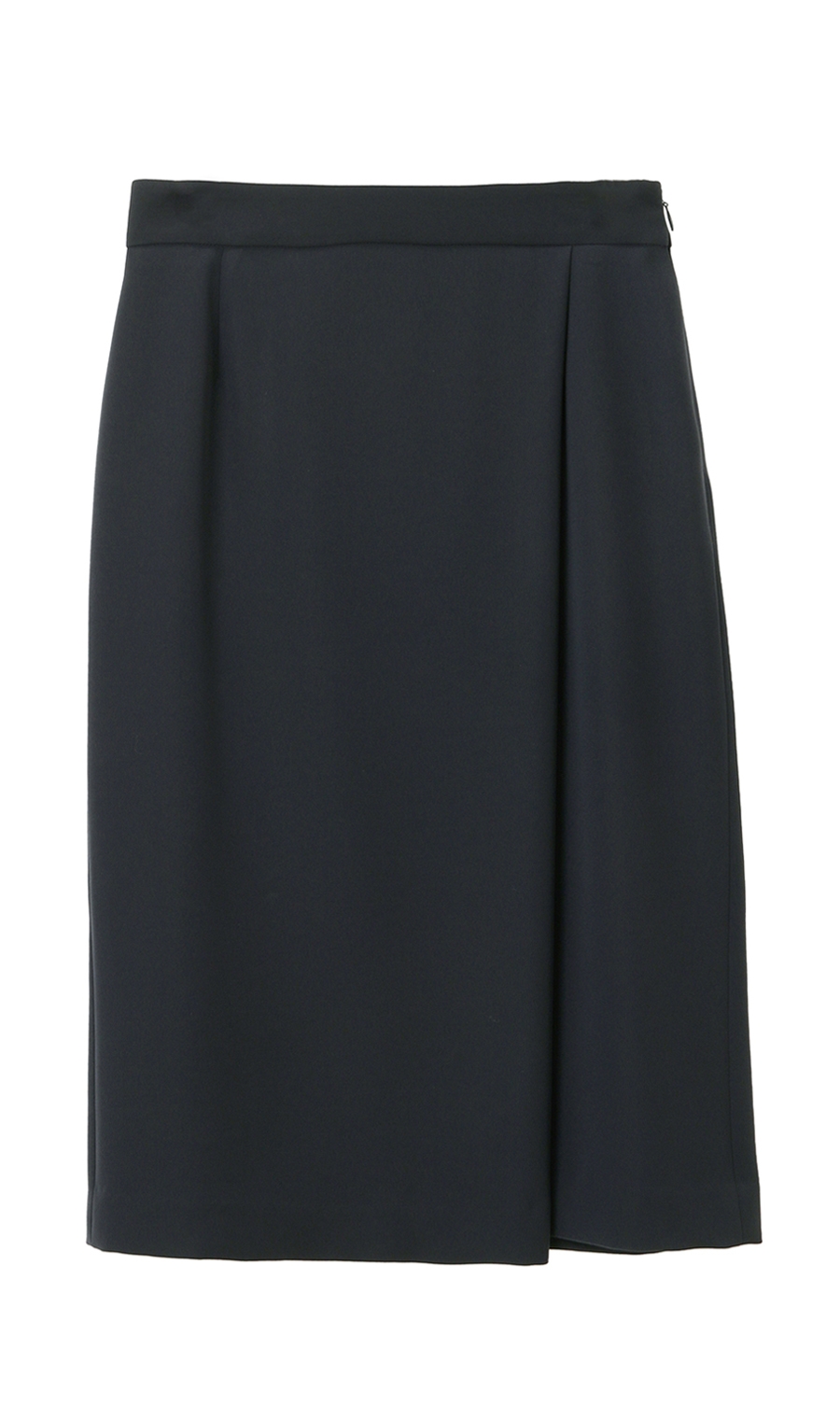 ラップ風タイトスカート《セットアップ着用可》 ネイビー 3号