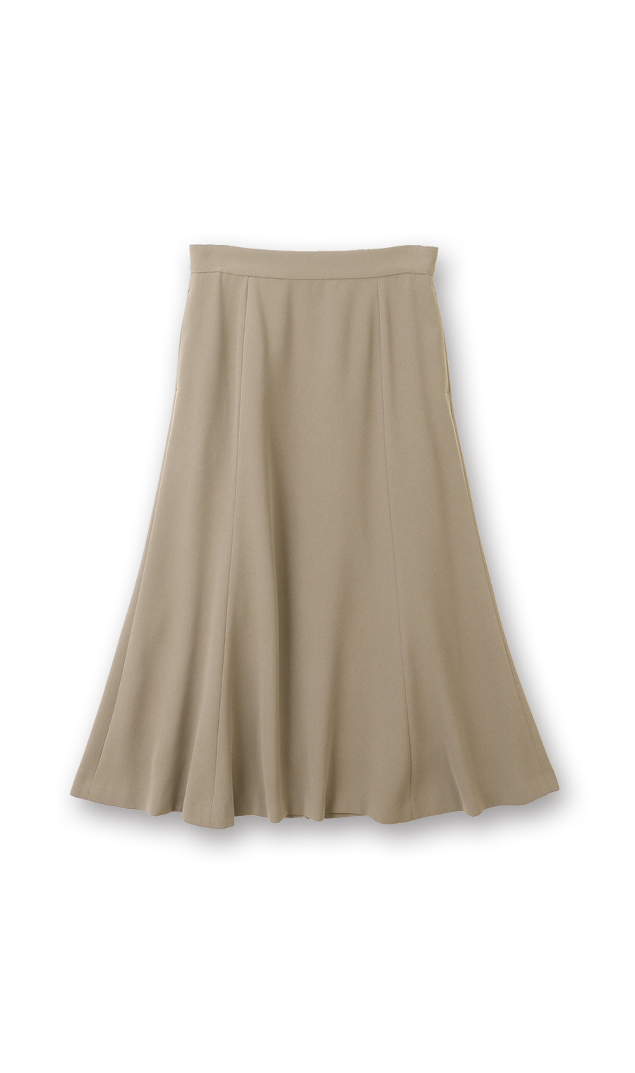 フレアスカート【セットアップ着用可】 ベージュ 9号