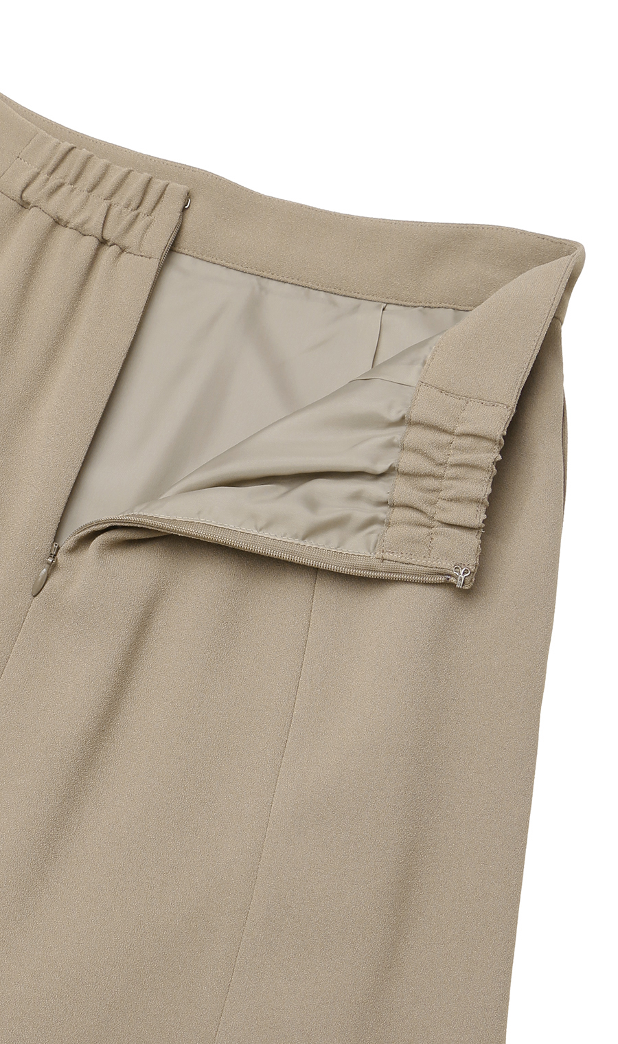 フレアスカート【セットアップ着用可】 ベージュ 9号