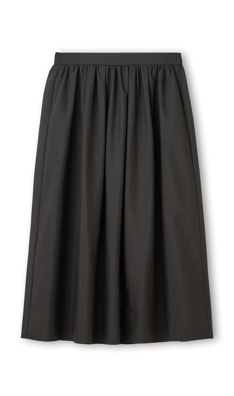 ボリュームフレアスカート【セットアップ着用可】 ブラック S