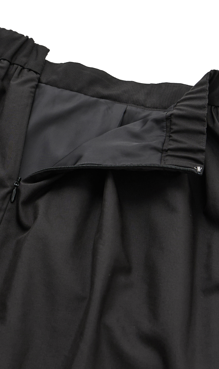 ボリュームフレアスカート【セットアップ着用可】 ブラック S