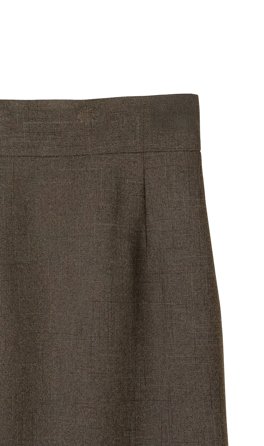 附吊带高腰紧身裙 【靴型裙】 【可成套穿着】 棕色5号