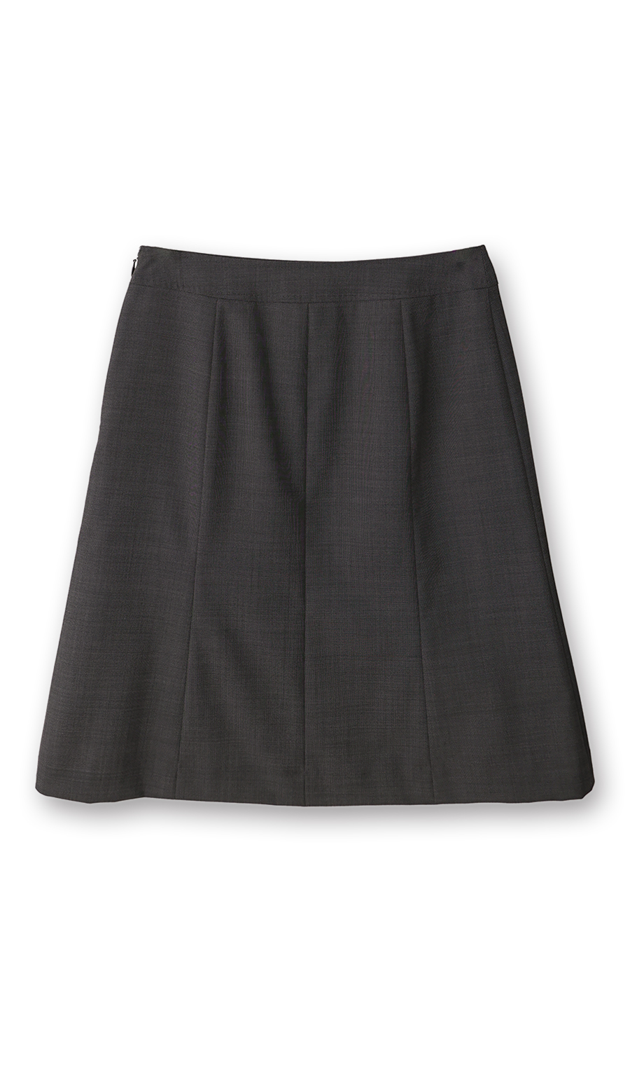 台形フレアスカート【セットアップ着用可】 チャコール 5号