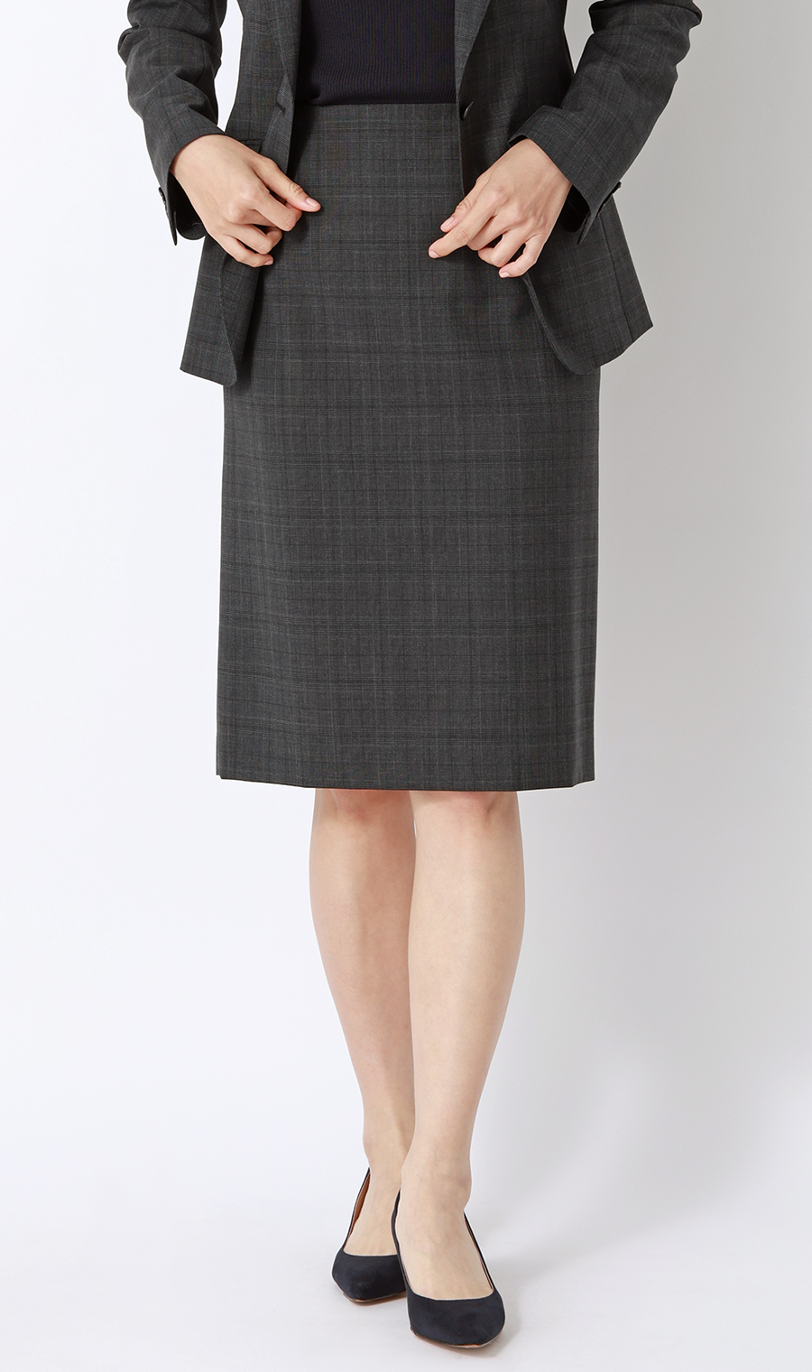 タイトスカート【Raymond】【セットアップ着用可】 グレー 7号