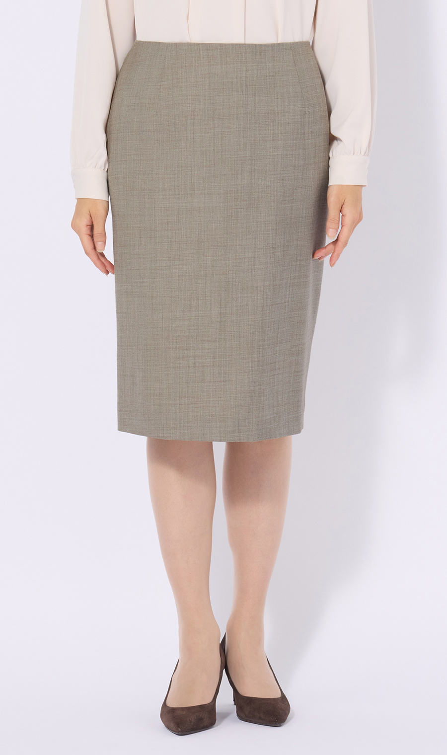 タイトスカート【Raymond】【セットアップ着用可】 ベージュ 5号