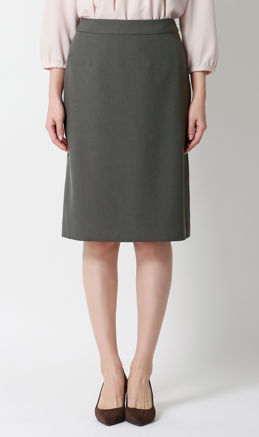 ゼロプレッシャースーツ【タイトスカート】【セットアップ着用可】 グレー SS