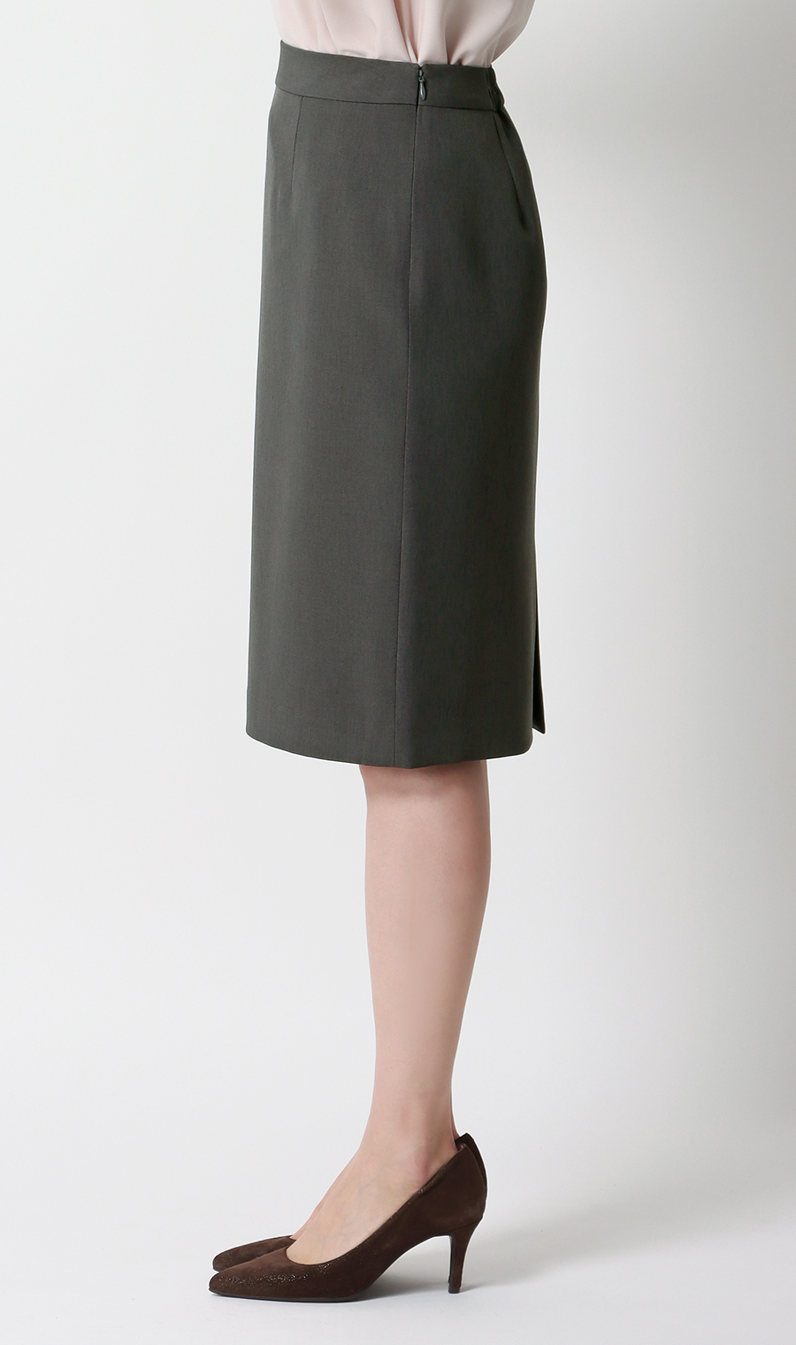 ゼロプレッシャースーツ【タイトスカート】【セットアップ着用可】 グレー SS