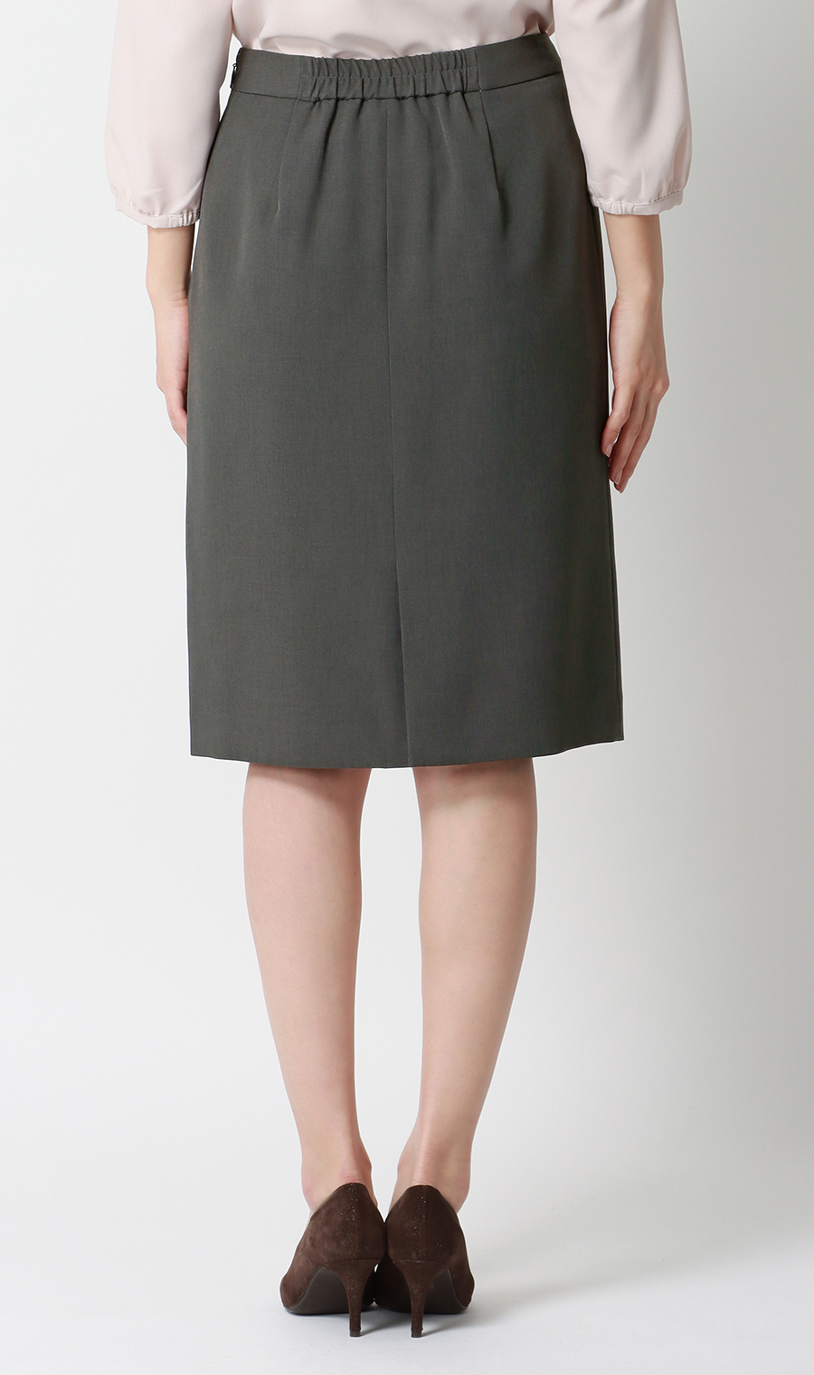 ゼロプレッシャースーツ【タイトスカート】【セットアップ着用可】 グレー SS