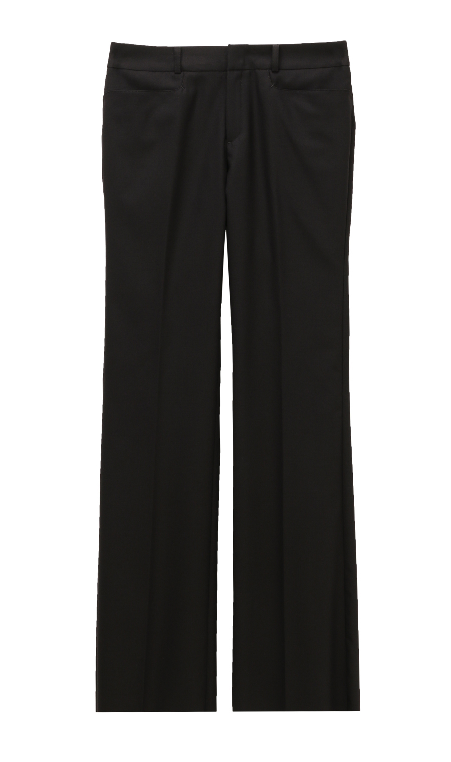 【訳アリ商品】セミフレアパンツ【セットアップ着用可】 ブラック 7