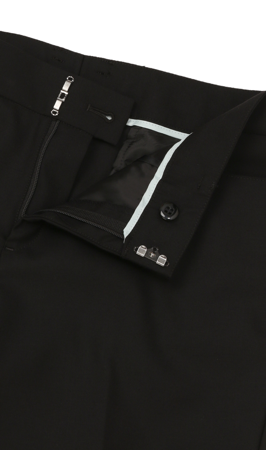 【訳アリ商品】セミフレアパンツ【セットアップ着用可】 ブラック 7