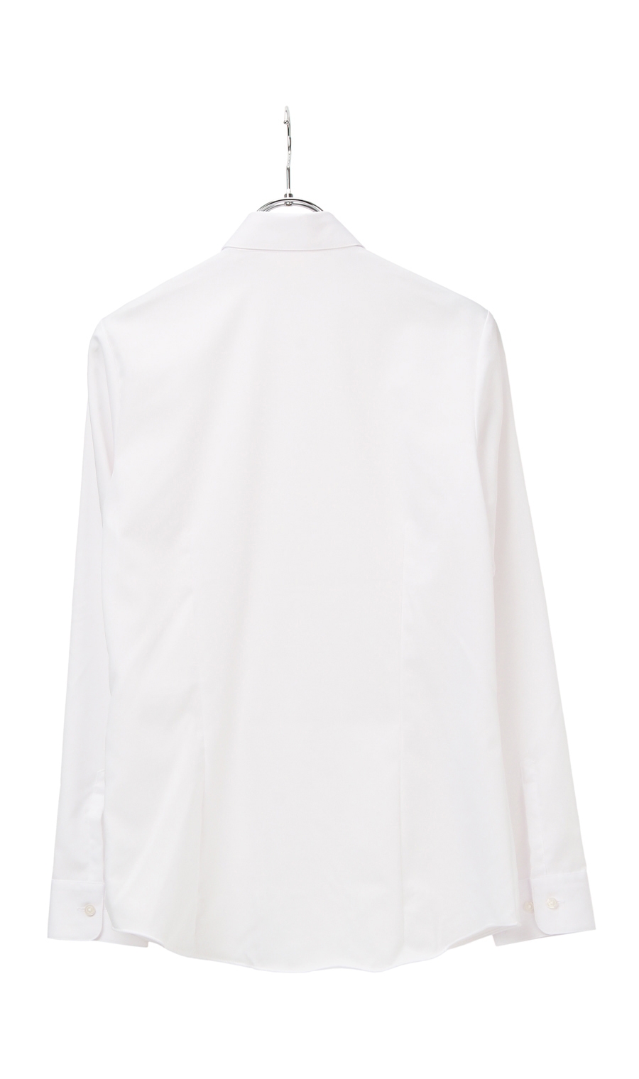 レギュラーカラーブラウス《長袖》《NON IRONMAX》《白無地》 ホワイト 03