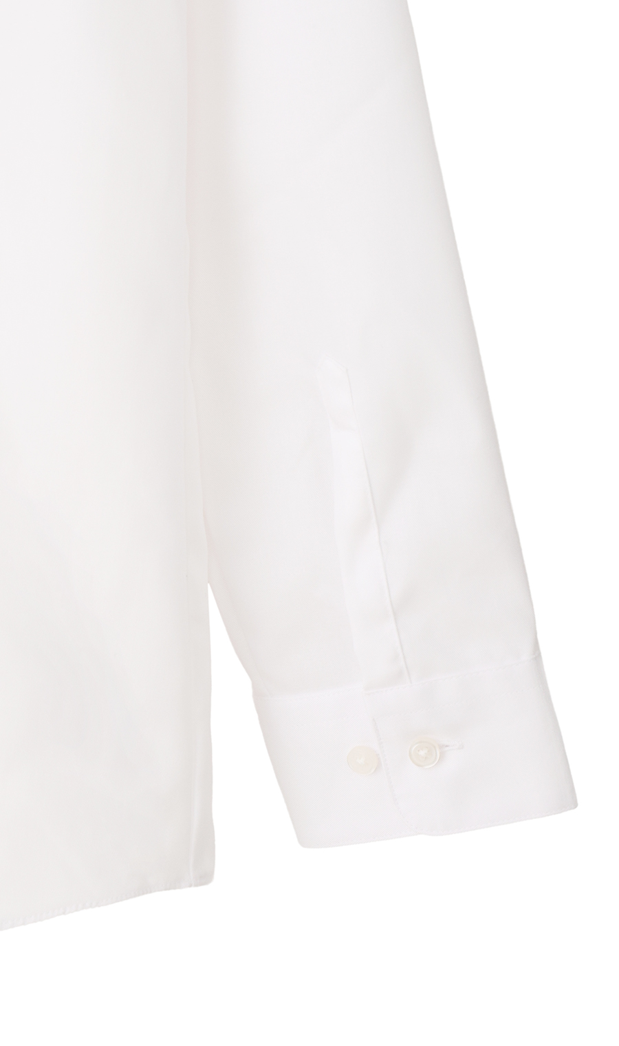 レギュラーカラーブラウス【クイーン】【長袖】【NON IRONMAX】【白無地】 ホワイト 23