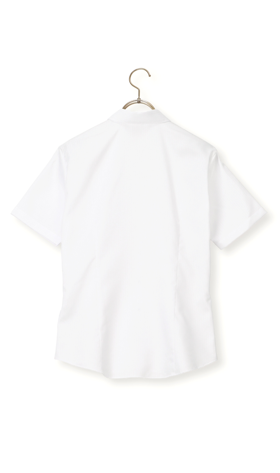 レギュラーカラーブラウス《半袖》 ホワイト 05