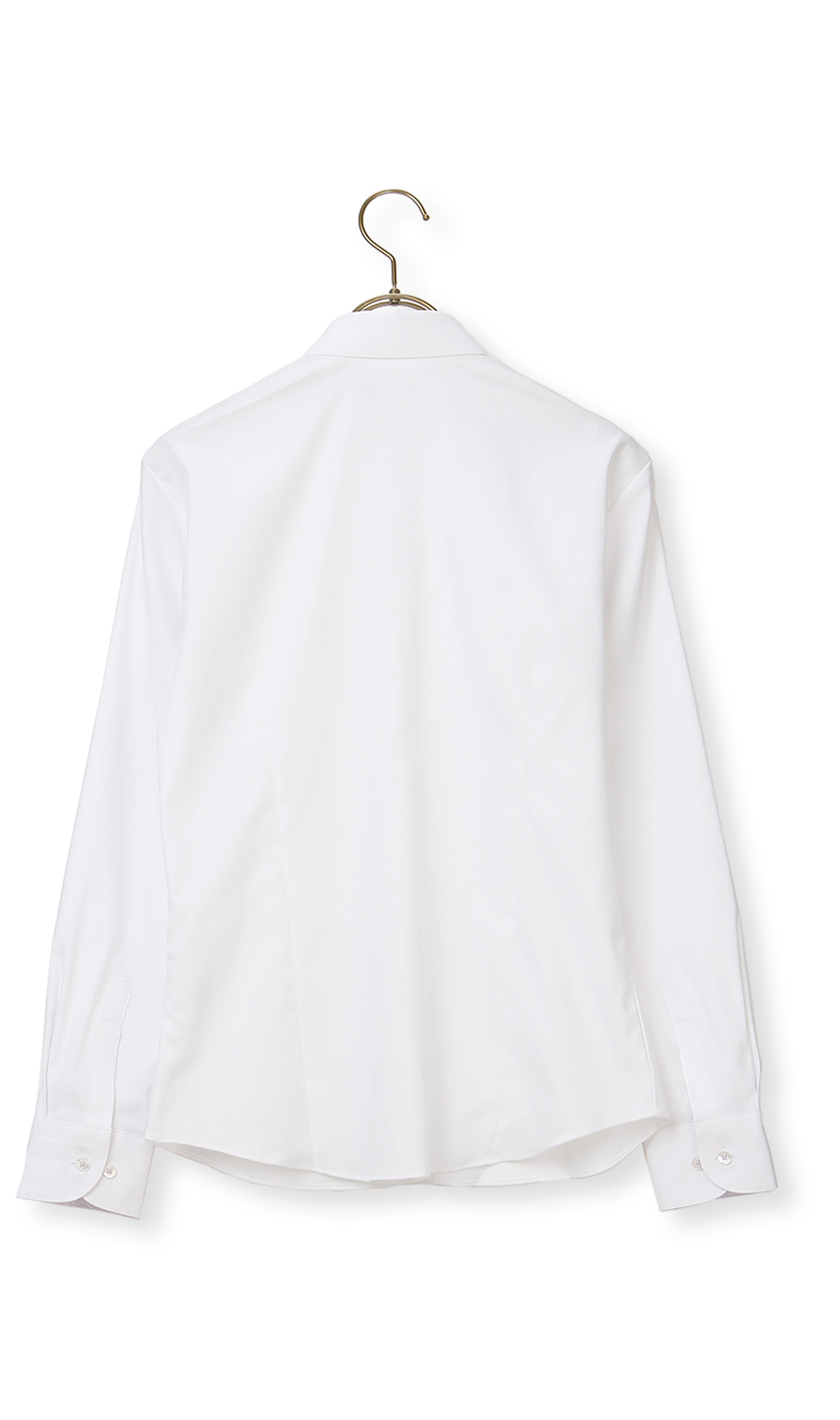 レギュラーカラーブラウス《長袖》《OEKO-TEX》 ホワイト 17