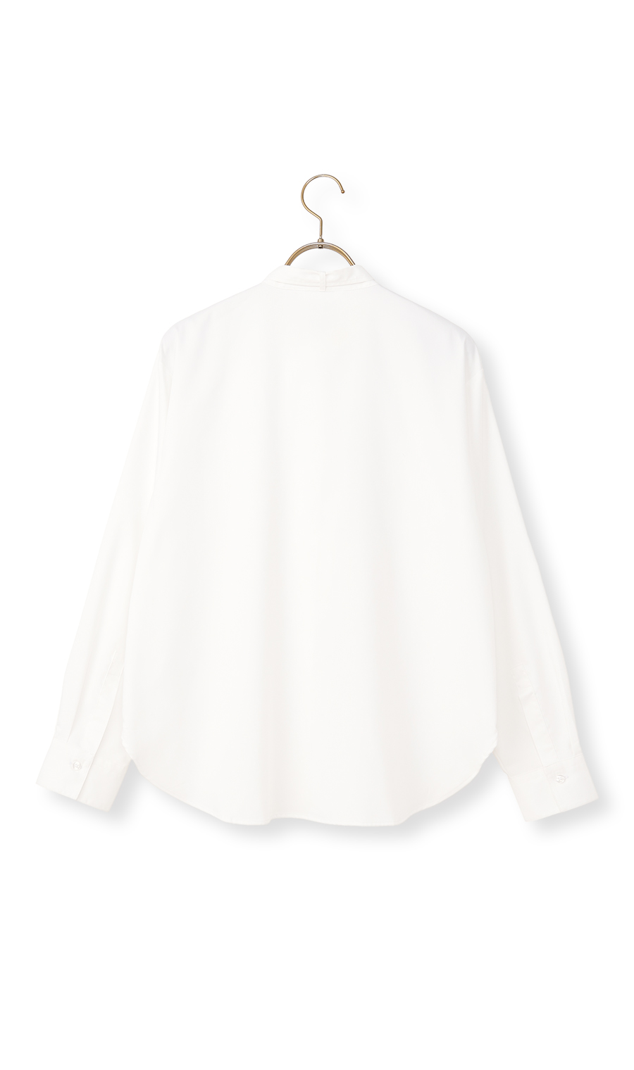 バンドカラーボウタイシャツ【長袖】【2WAY】 ホワイト M