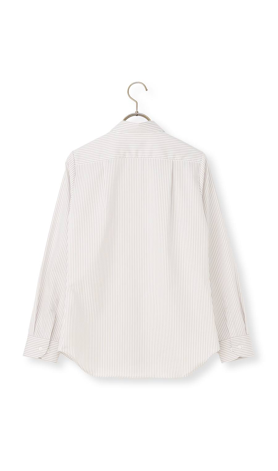 レギュラーカラーブラウス【長袖】【スーピマコットン】 ベージュ 07