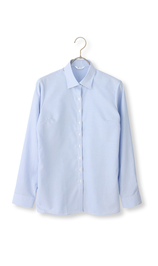 レギュラーカラーブラウス【長袖】【NON IRONMAX】