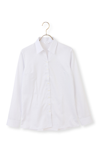 Skipper collar blouse [long sleeve] [NON IRONMAX]