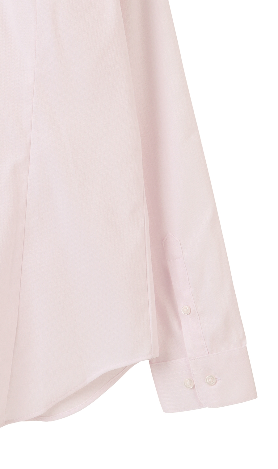 長袖 スキッパーカラー フリル クイーンサイズ ピンク 23