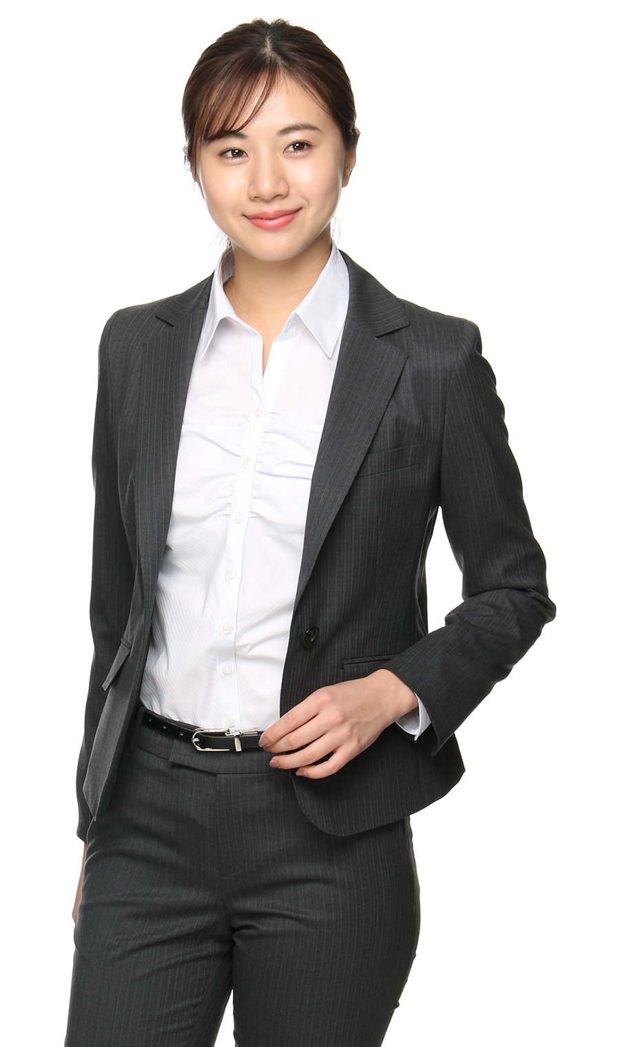 スキッパーカラーブラウス《クイーン》 ブルー 23