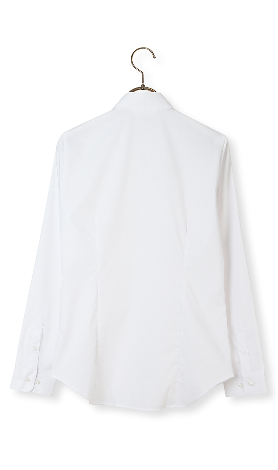 スキッパーカラーギャザーブラウス【クイーン】【長袖】 ホワイト 23