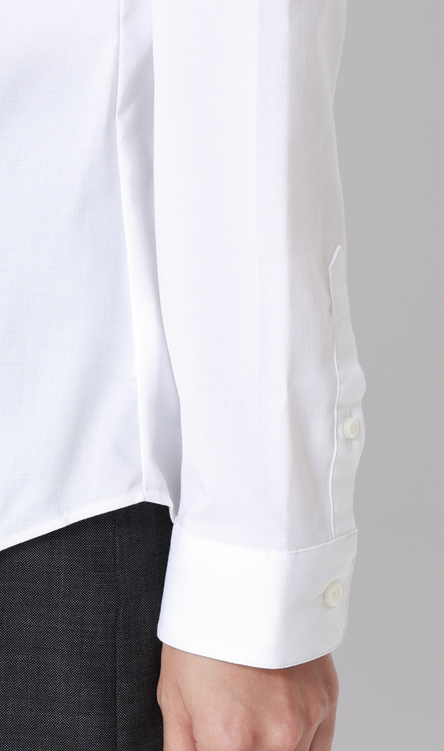 レギュラーカラーボウタイブラウス【長袖】【2WAY】 ホワイト 05