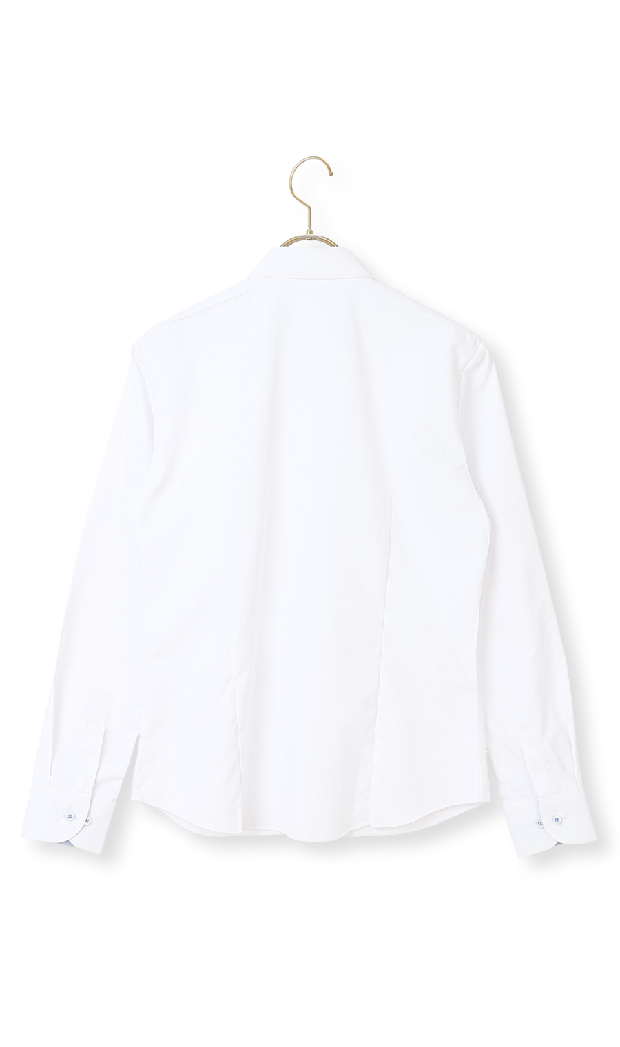 透けないブラウス【長袖】【レギュラーカラー】【＃すご】 ホワイト 5