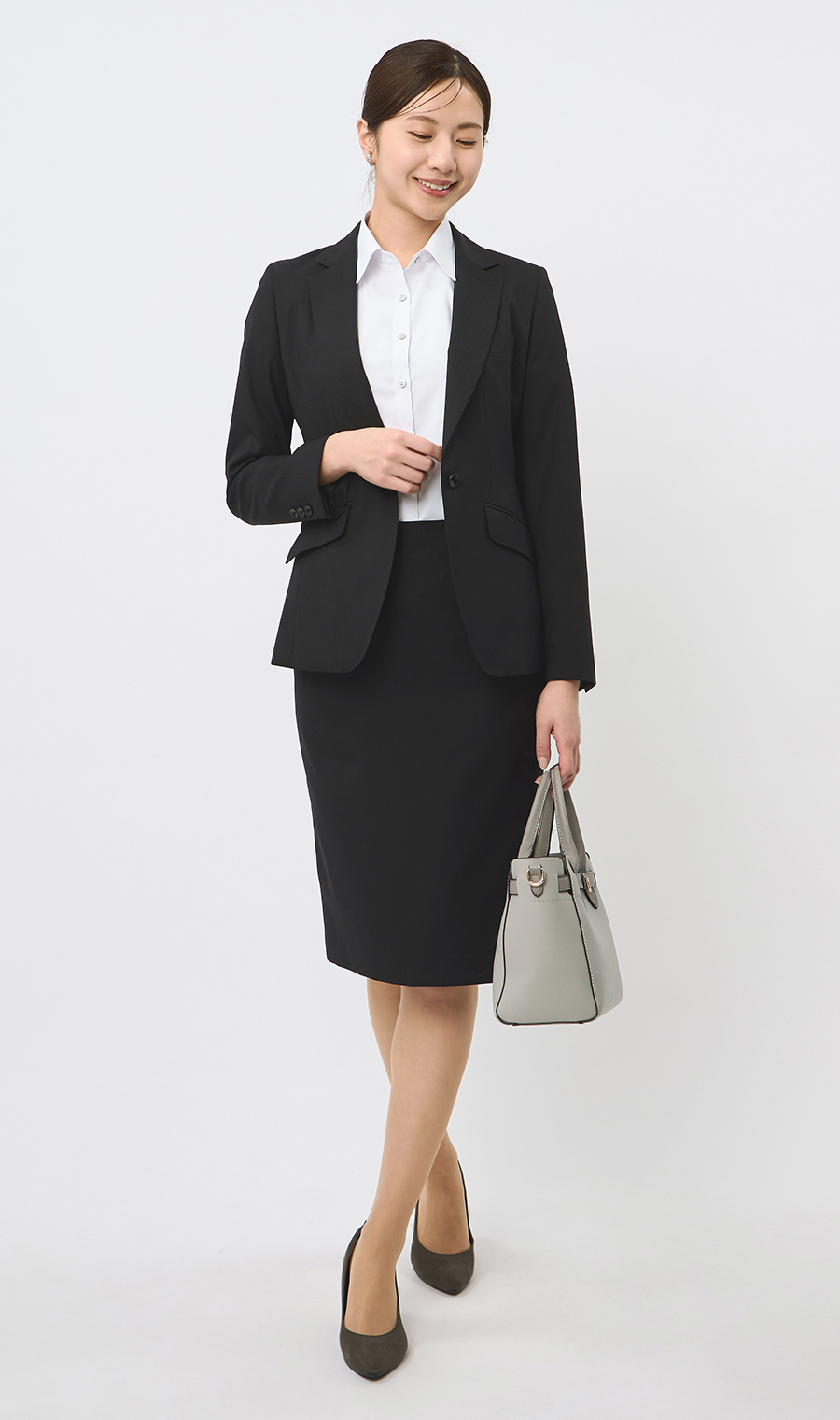 透けないブラウス【半袖】【レギュラーカラー】【＃すご】 ホワイト 7