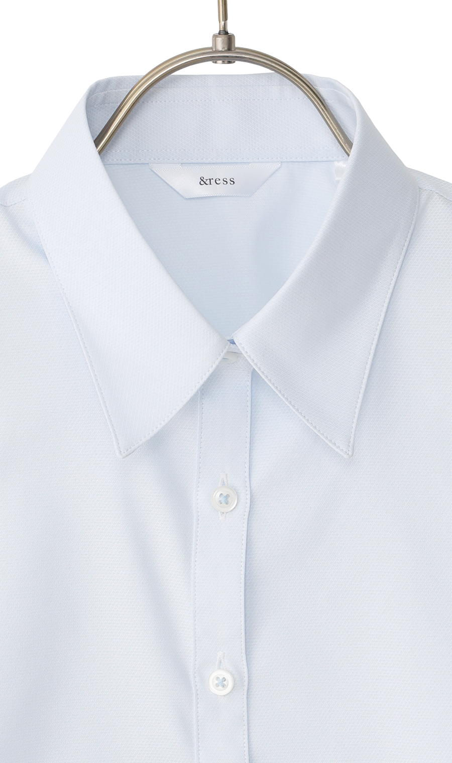 レギュラーカラーブラウス【長袖】【Cosme Clear】 ブルー 5