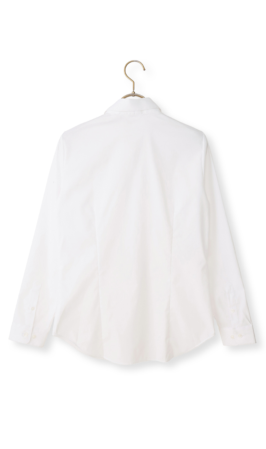 スキッパーカラーフリルブラウス【長袖】 ホワイト 05