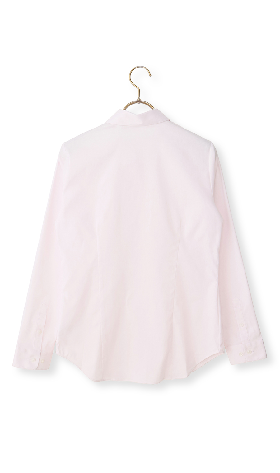 スキッパーカラーフリルブラウス【長袖】 ピンク 7