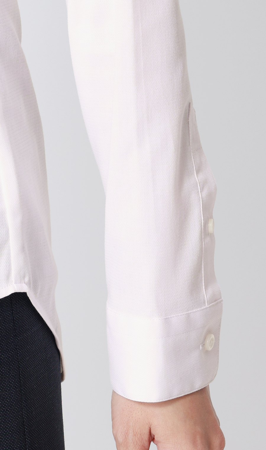 スキッパーカラーフリルブラウス【長袖】 ピンク 05