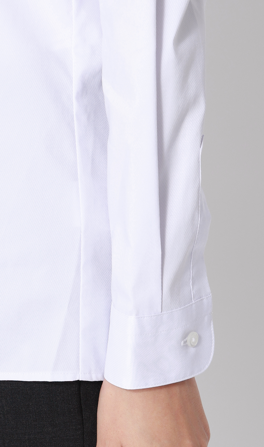 スキッパーカラーラッフルフリル・リボンブラウス【長袖】【3WAY】 ラベンダー 07