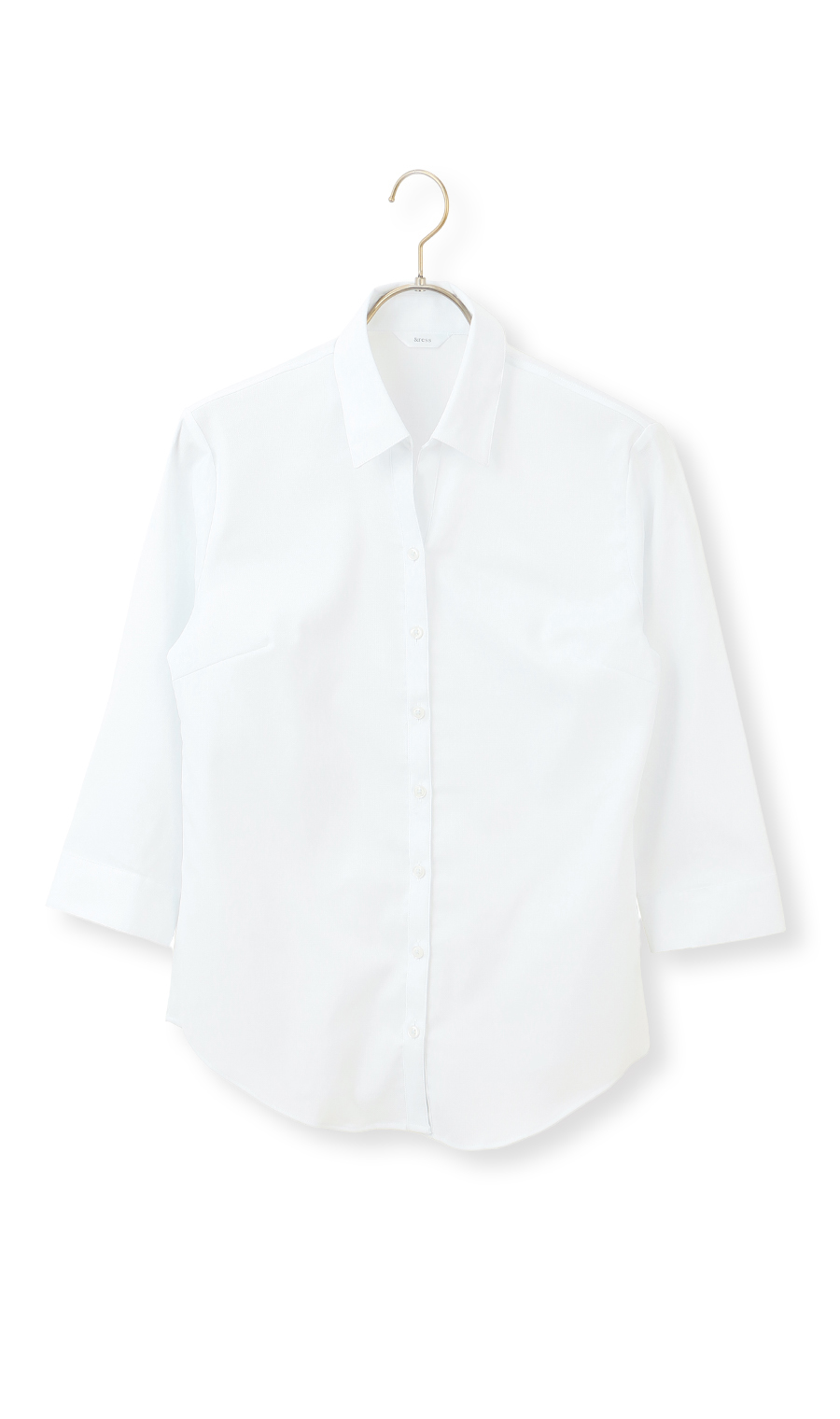 スキッパーカラーブラウス【7分袖】【OEKO-TEX】 ブルー 19