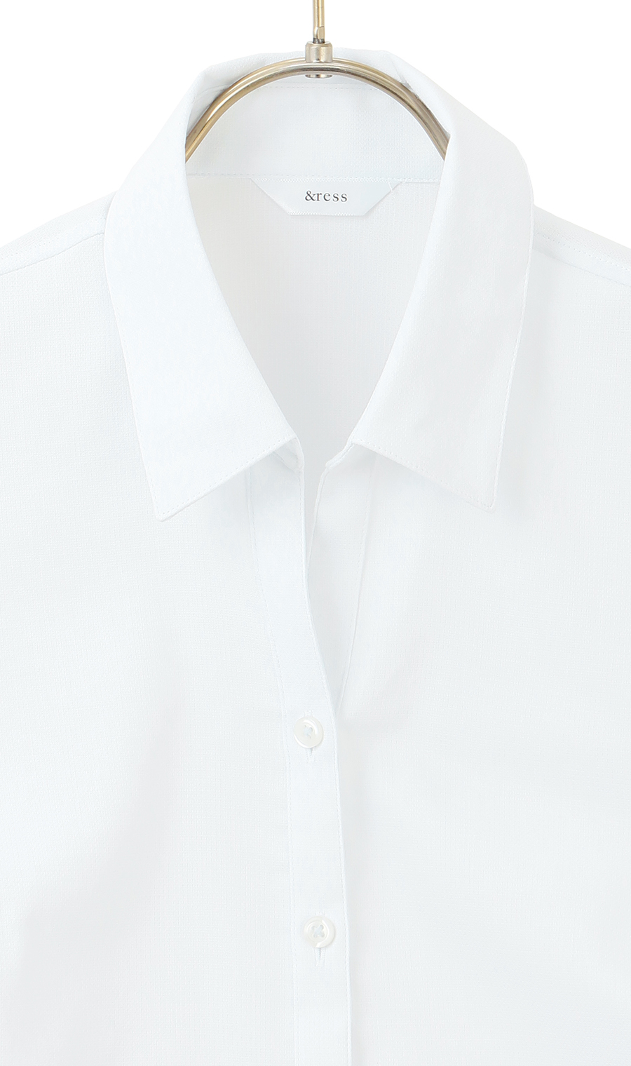 スキッパーカラーブラウス【7分袖】【OEKO-TEX】 ブルー 19