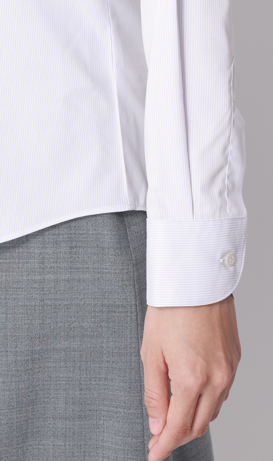 Skipper collar blouse [long sleeves] [Cosme Clear] Purple 05