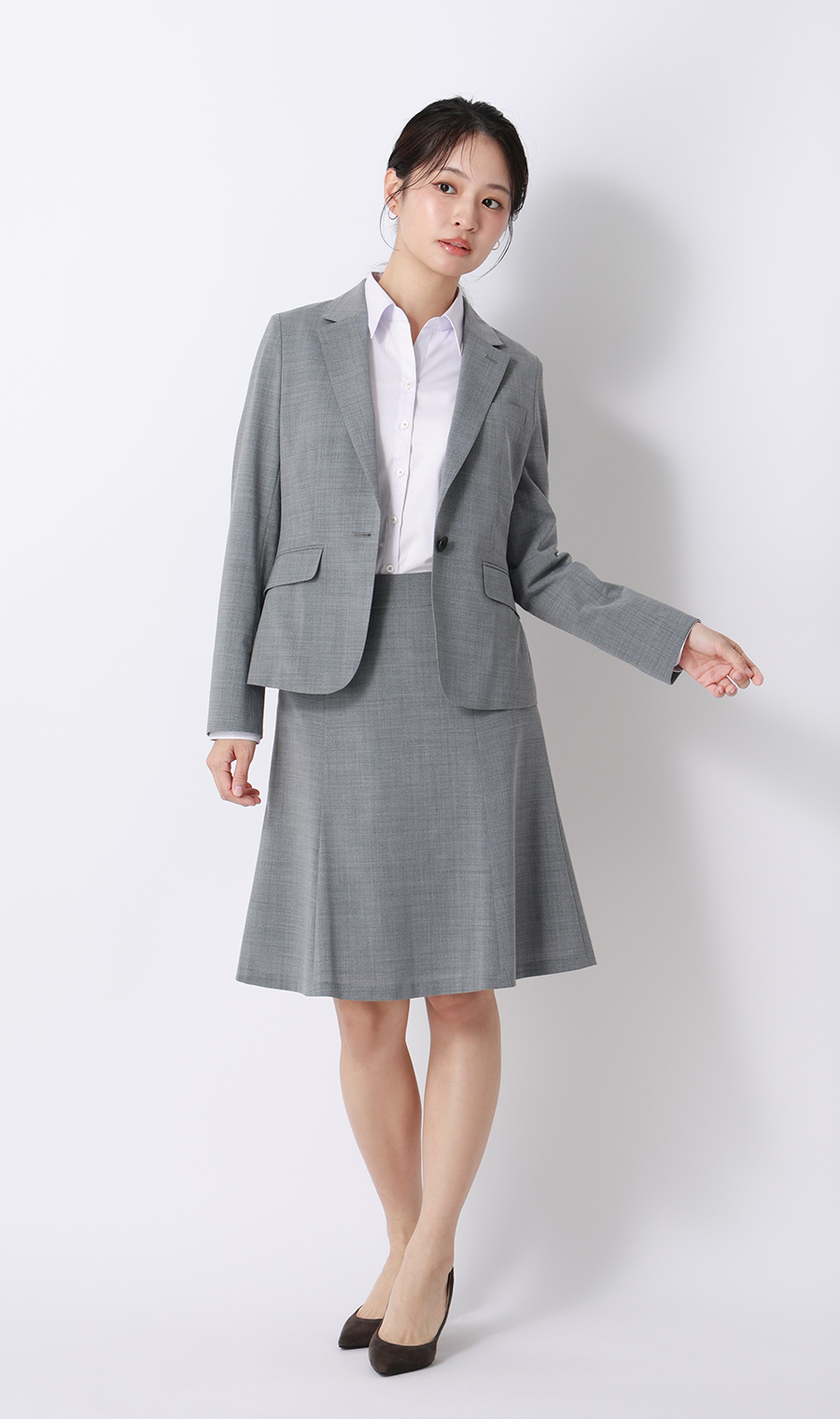 Skipper collar blouse [long sleeves] [Cosme Clear] Purple 05