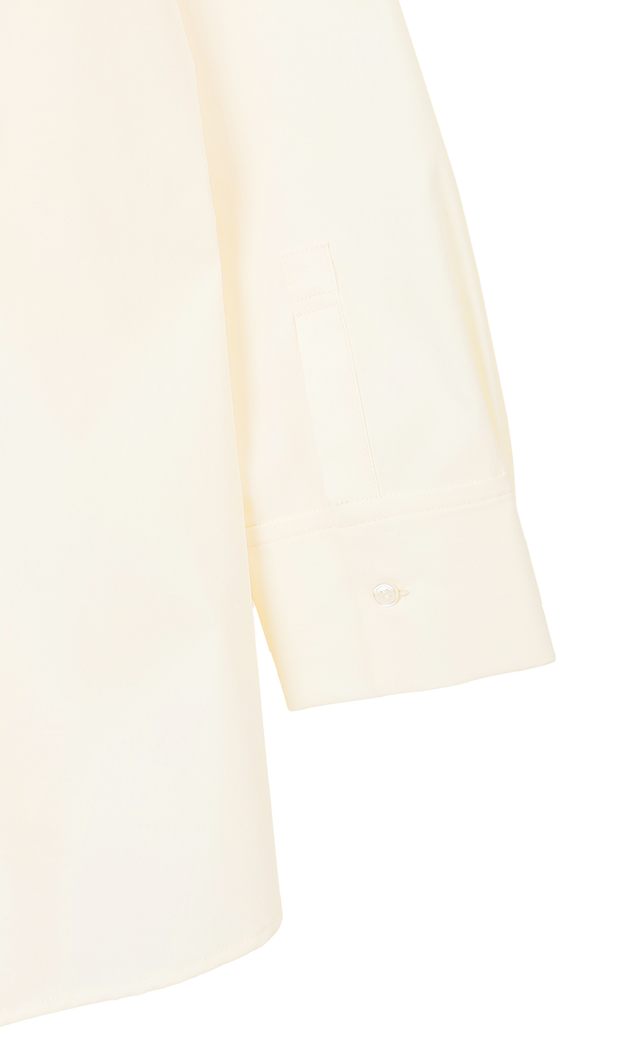 羅紋領後青年罩衫 【WEB限定】 白色M