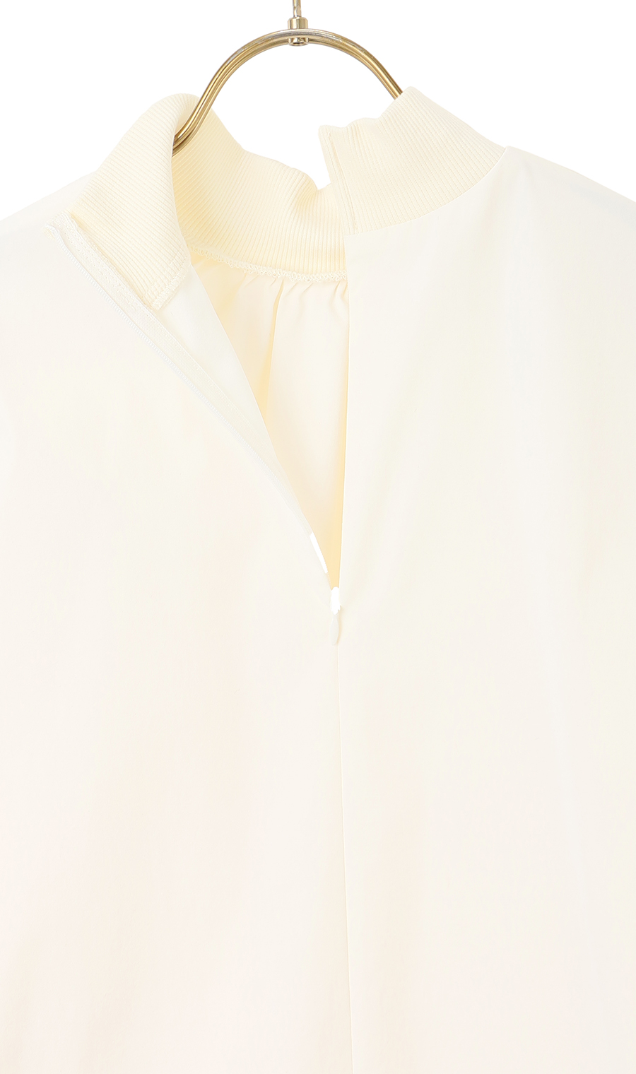 羅紋領後青年罩衫 【WEB限定】 白色M