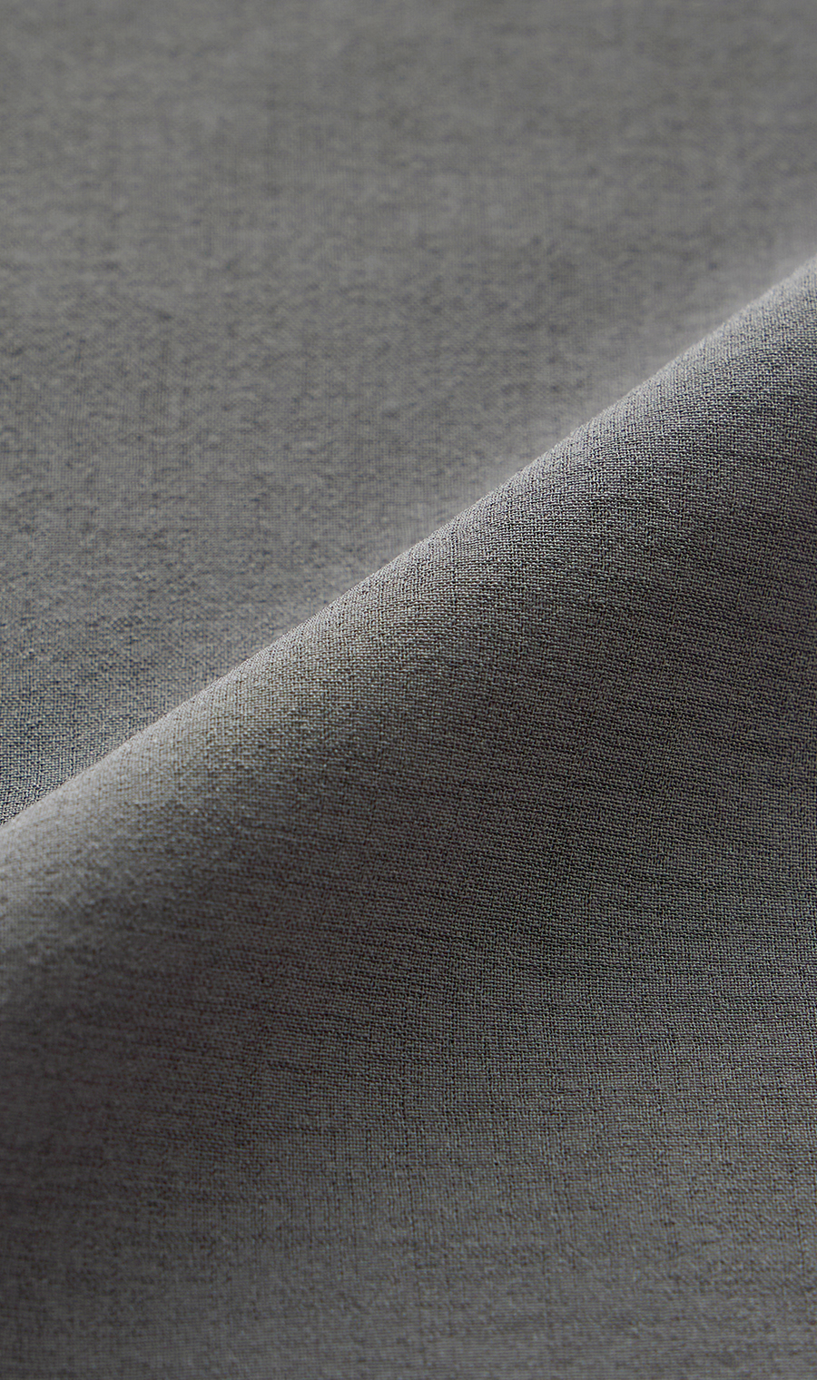 シアーブラウス【長袖】 グレー S