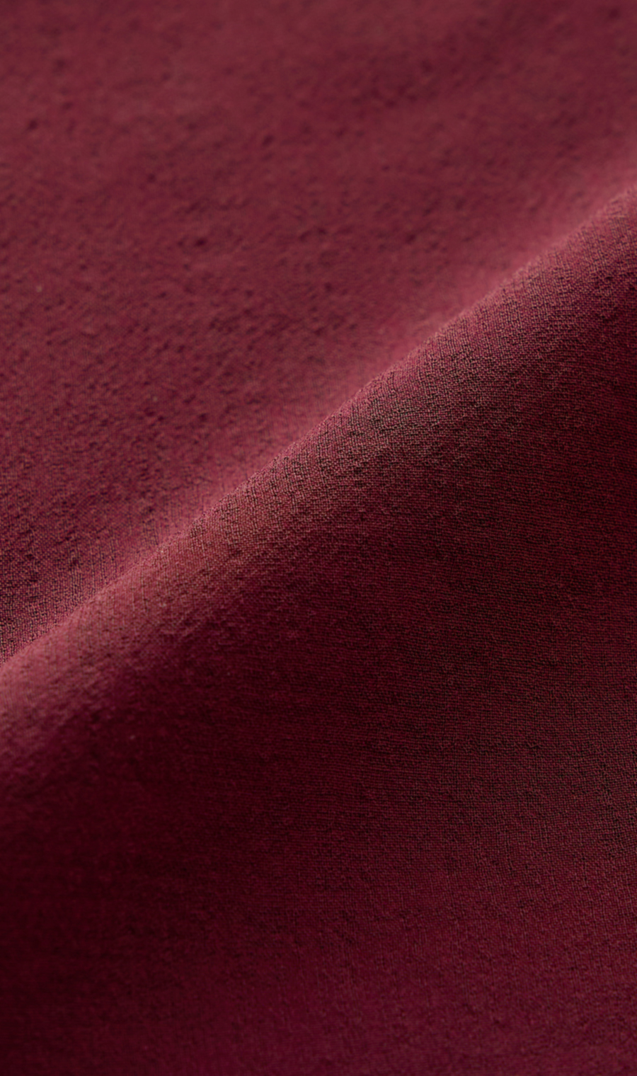 シアーブラウス【長袖】 ワイン S