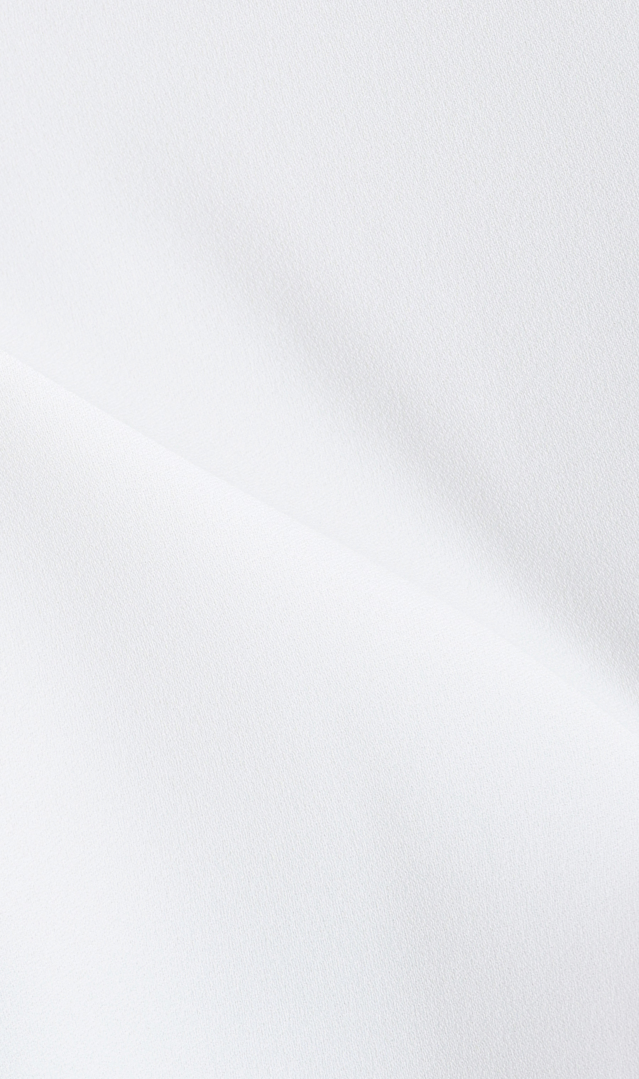 ハイネックバックコンシャスブラウス【長袖】 ホワイト M