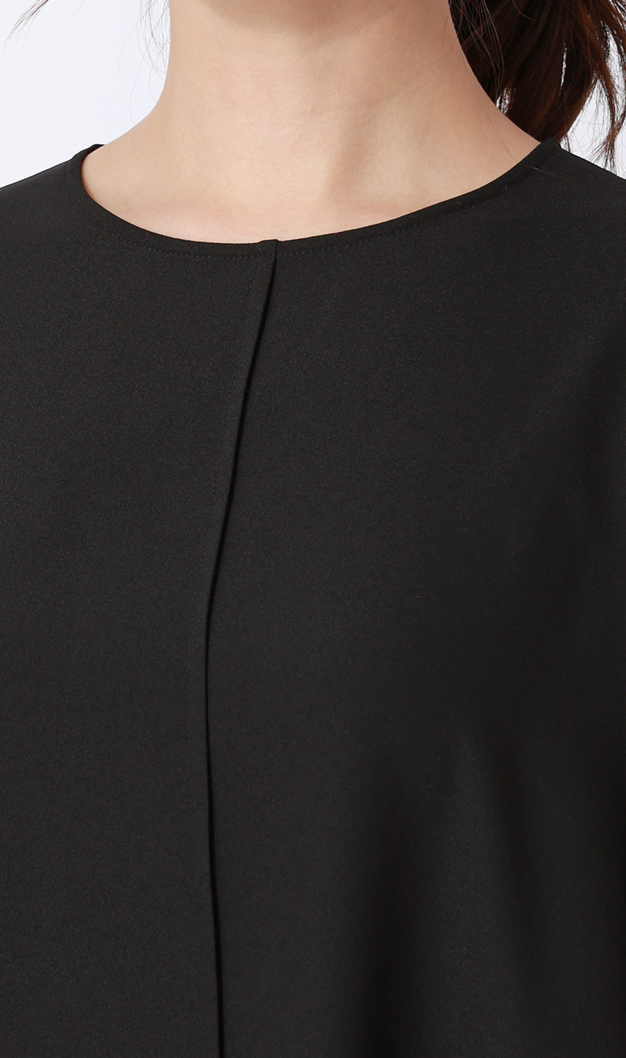 ボリュームスリーブブラウス【長袖】 ブラック S