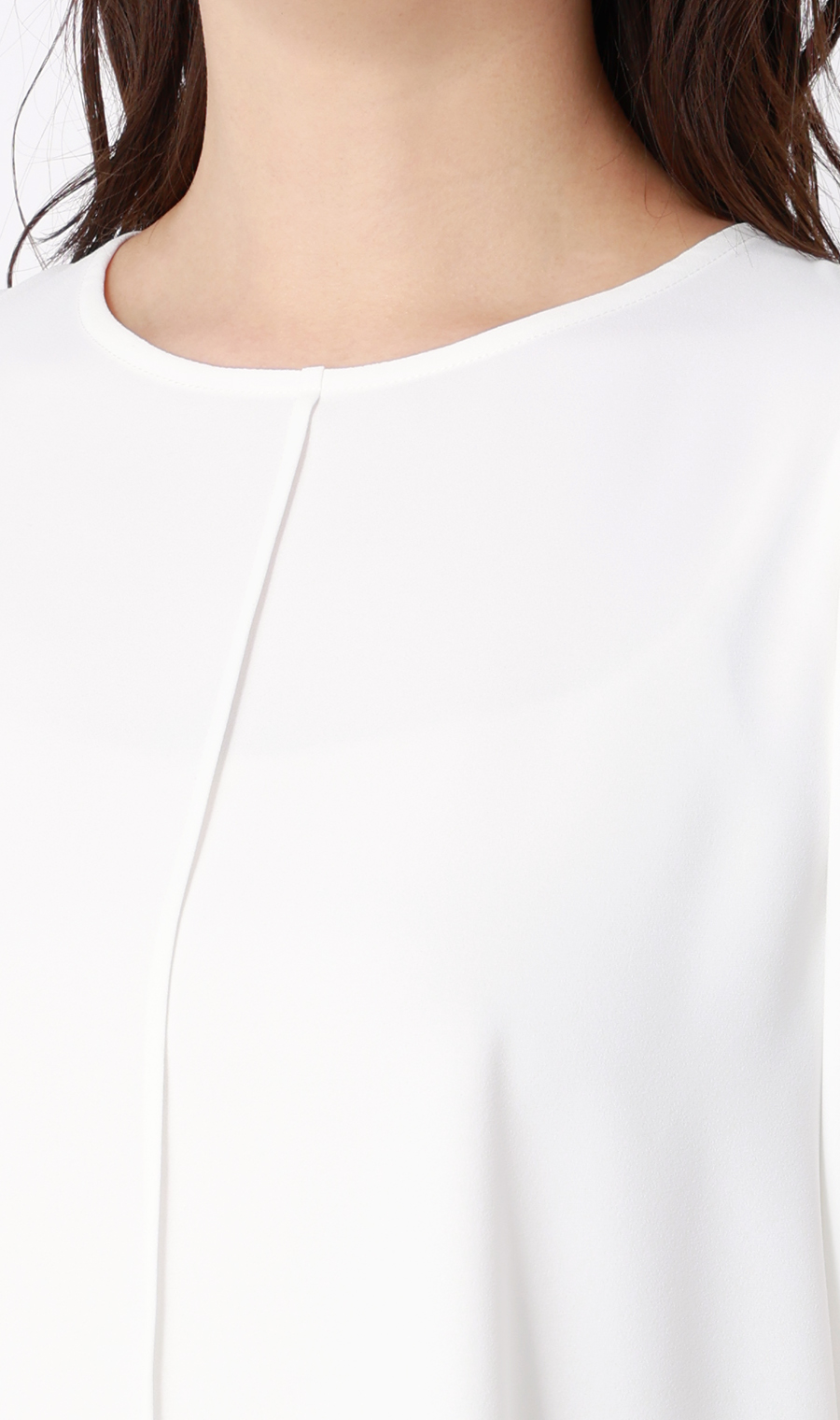 ボリュームスリーブブラウス【長袖】 ホワイト S