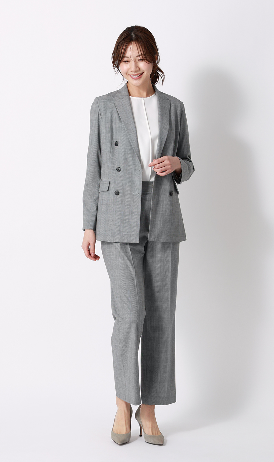 ボリュームスリーブブラウス【長袖】 ホワイト S